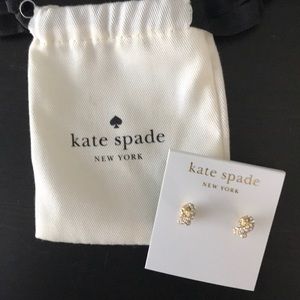 Gold Kate spade earrings